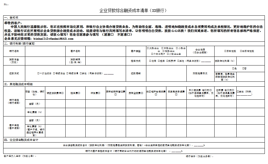 多家银行密集落地！“贷款明白纸”到底长啥样？