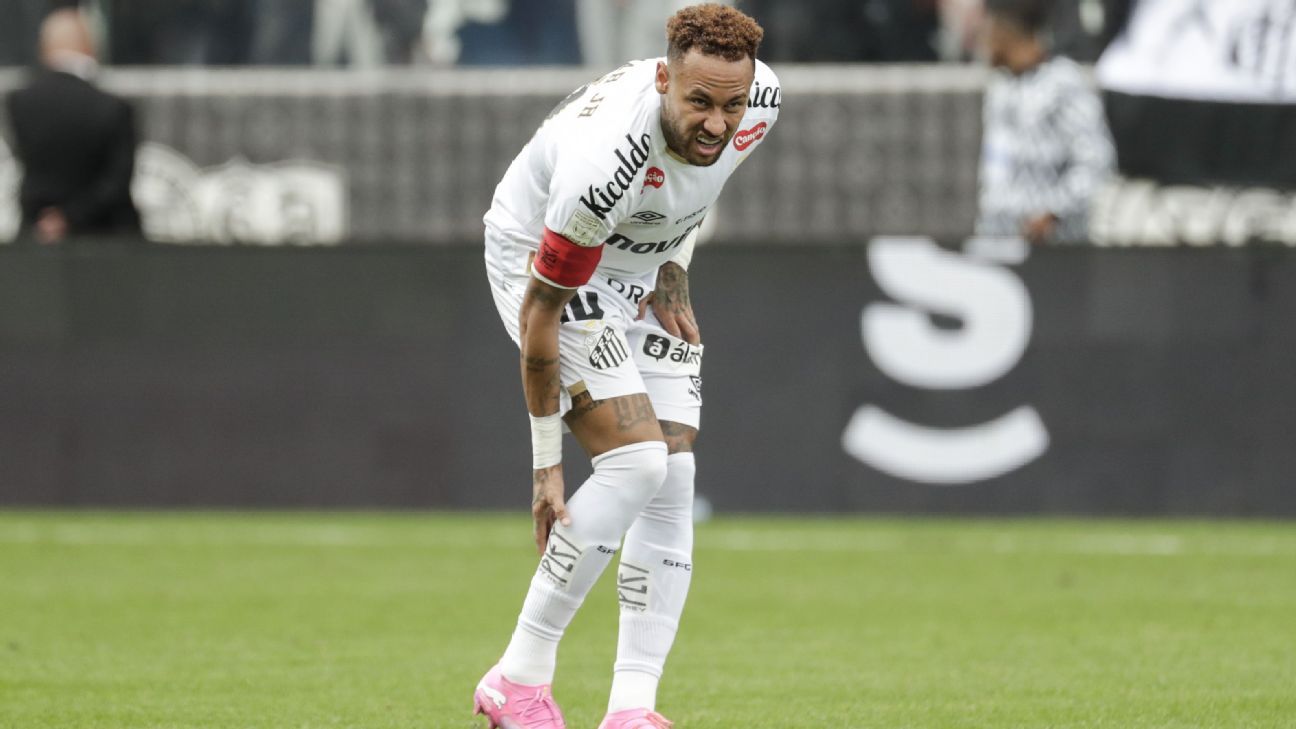 Neymar (calf) to miss Santos games ahead of WC