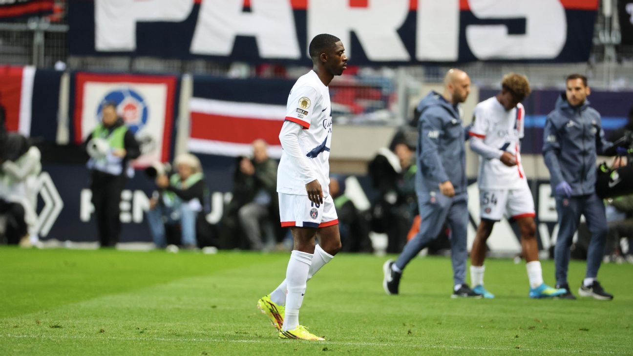 PSG's Dembele vows to be '100% fit' for UCL final