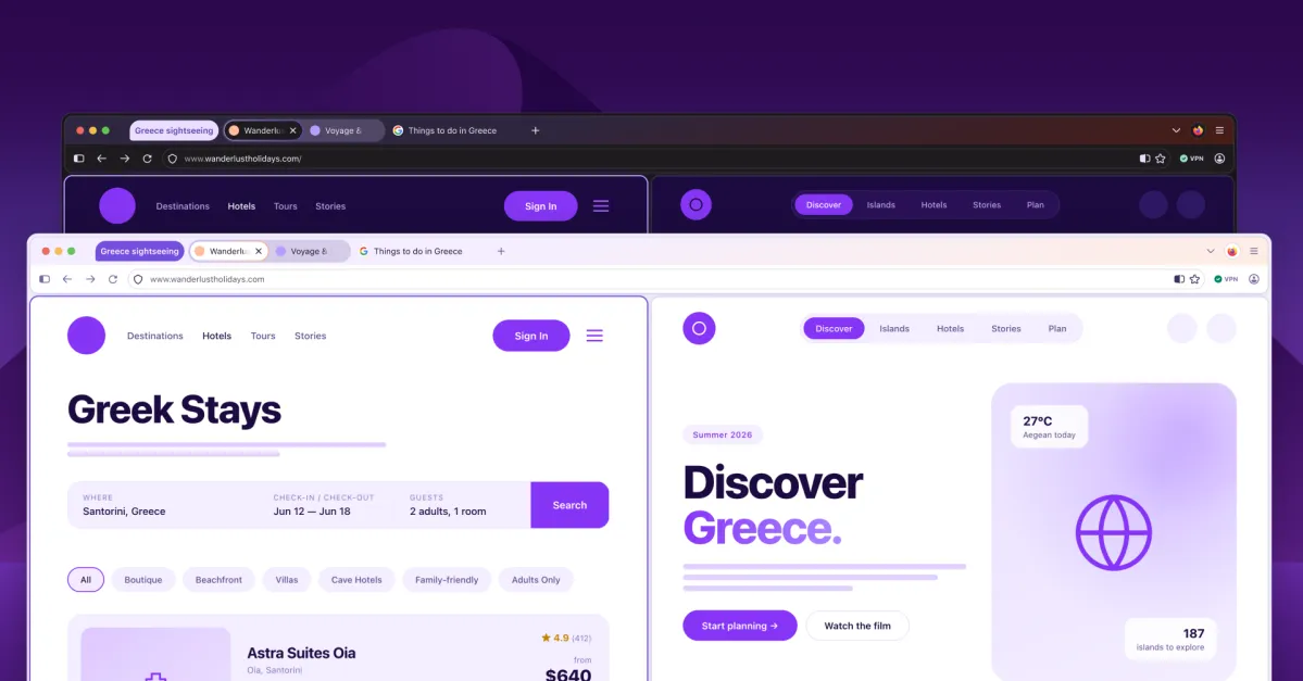 Firefox is working on a rounded redesign with easy-to-find controls for privacy and AI