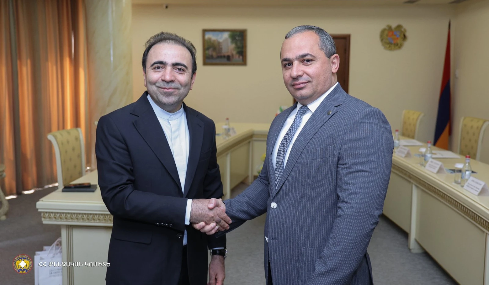 Armenia Investigative Committee chief to Iran ambassador: Proceedings related to foreigners are under our direct supervision