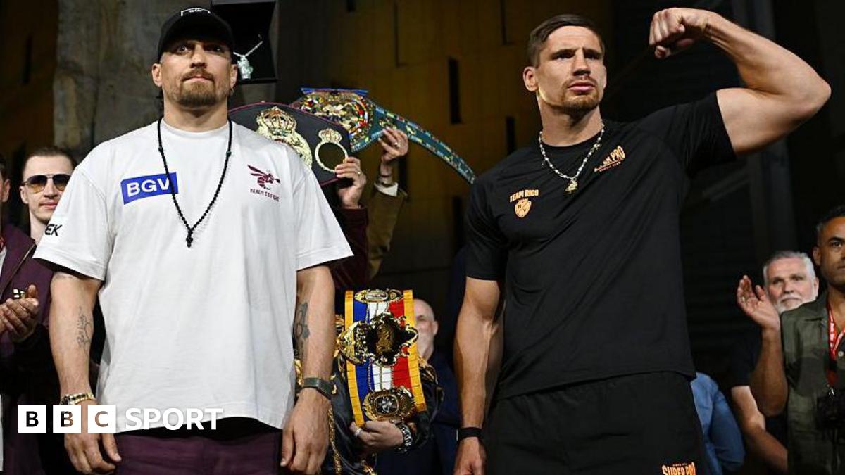 Career-heavy Usyk 25lb lighter than 'dangerous' Verhoeven