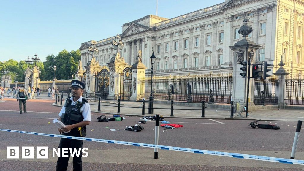 E-scooter and officer collide near Buckingham Palace