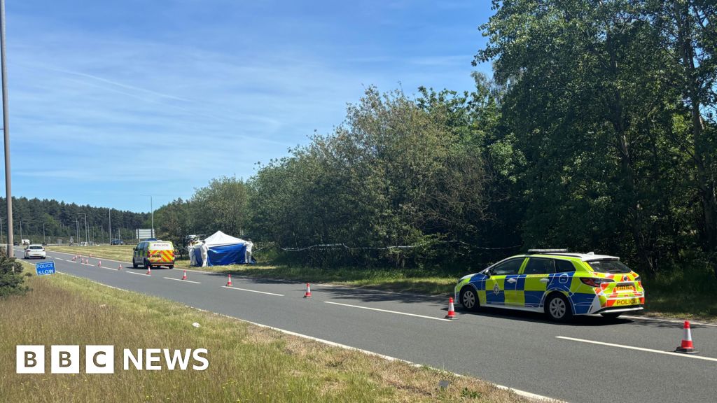 Police probe after 'skeletal remains' found by A617