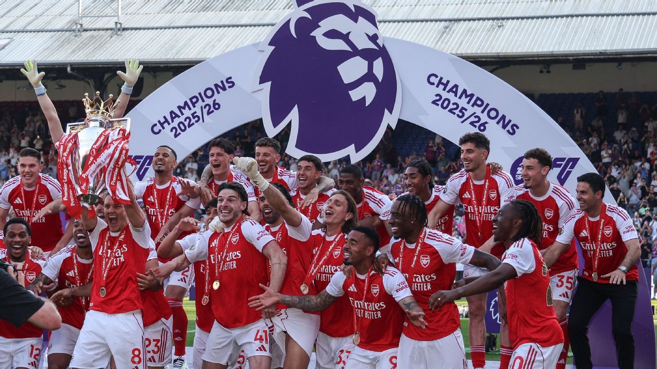 Arsenal finally lift trophy after 'slow burn' to t...