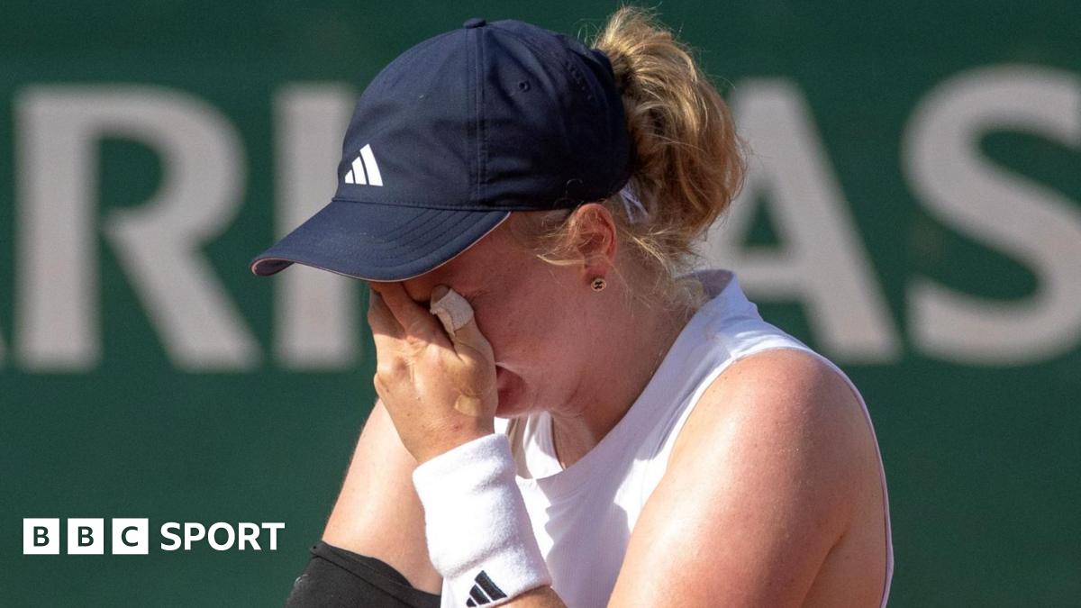 Britain's Jones breaks through at French Open after 'hardest moment of career'