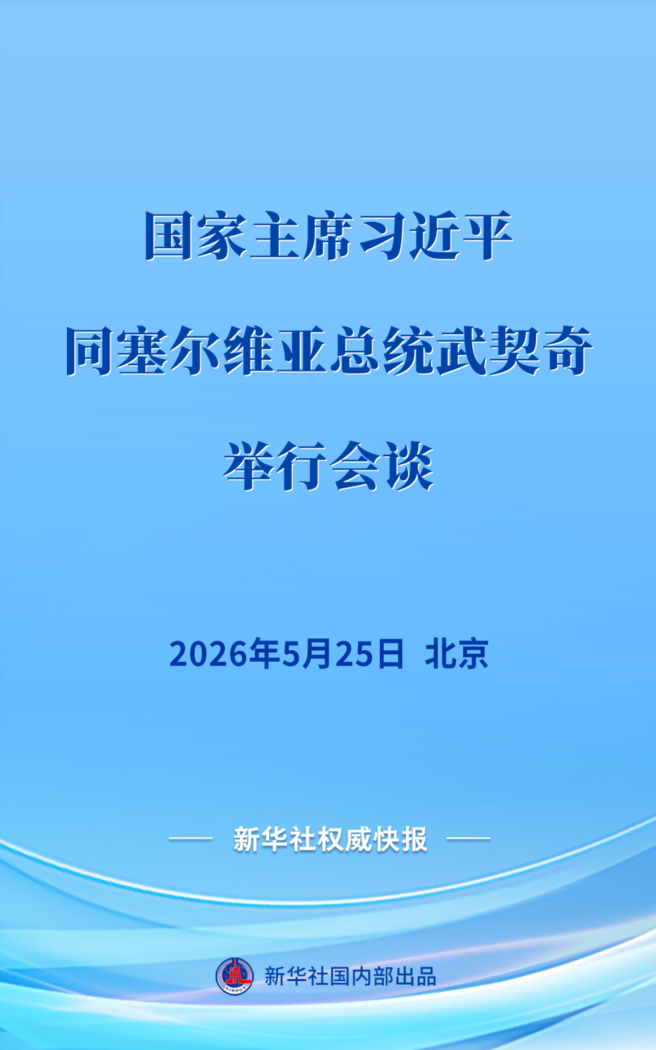 习近平同塞尔维亚总统武契奇举行会谈