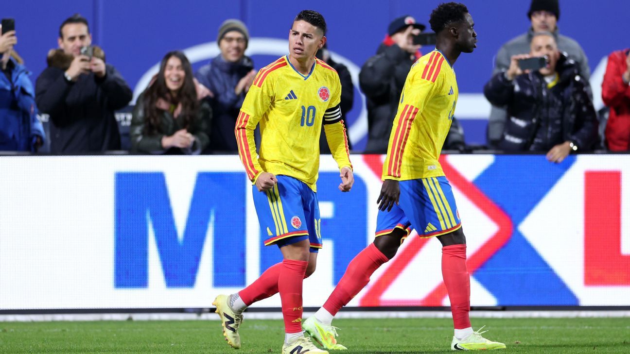 James, Bayern's Díaz lead Colombia WCup squad