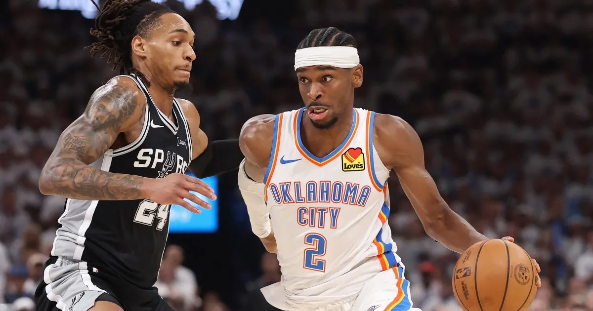 Gilgeous-Alexander, Thunder outlast Spurs to reach brink of NBA Finals