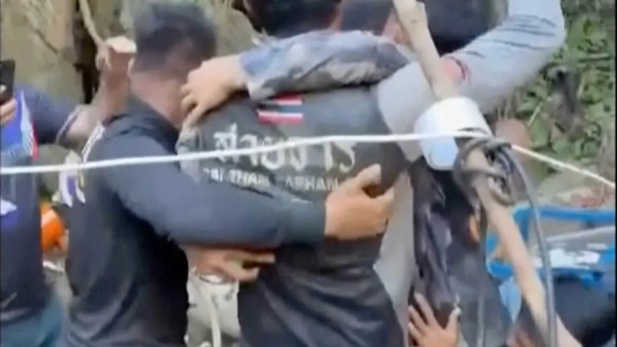 Rescue teams celebrate as survivors found in Laos cave