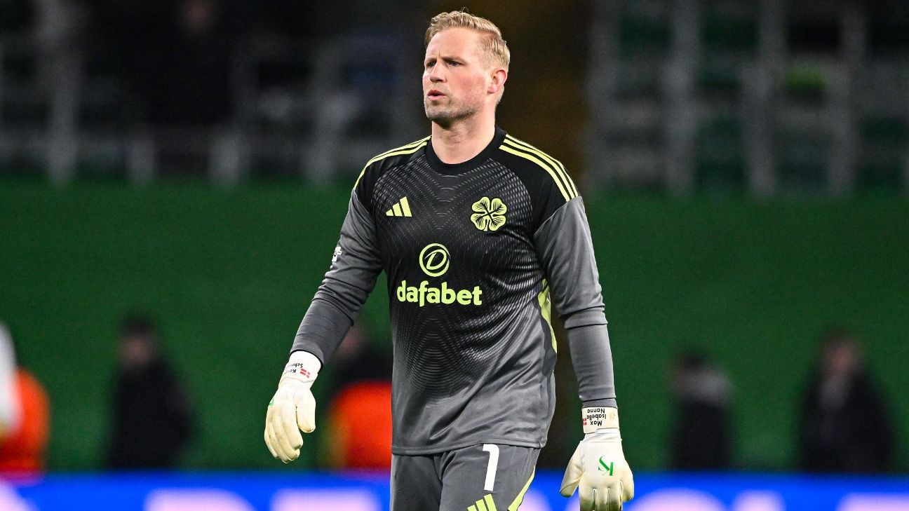 Celtic's Schmeichel retires with shoulder injury