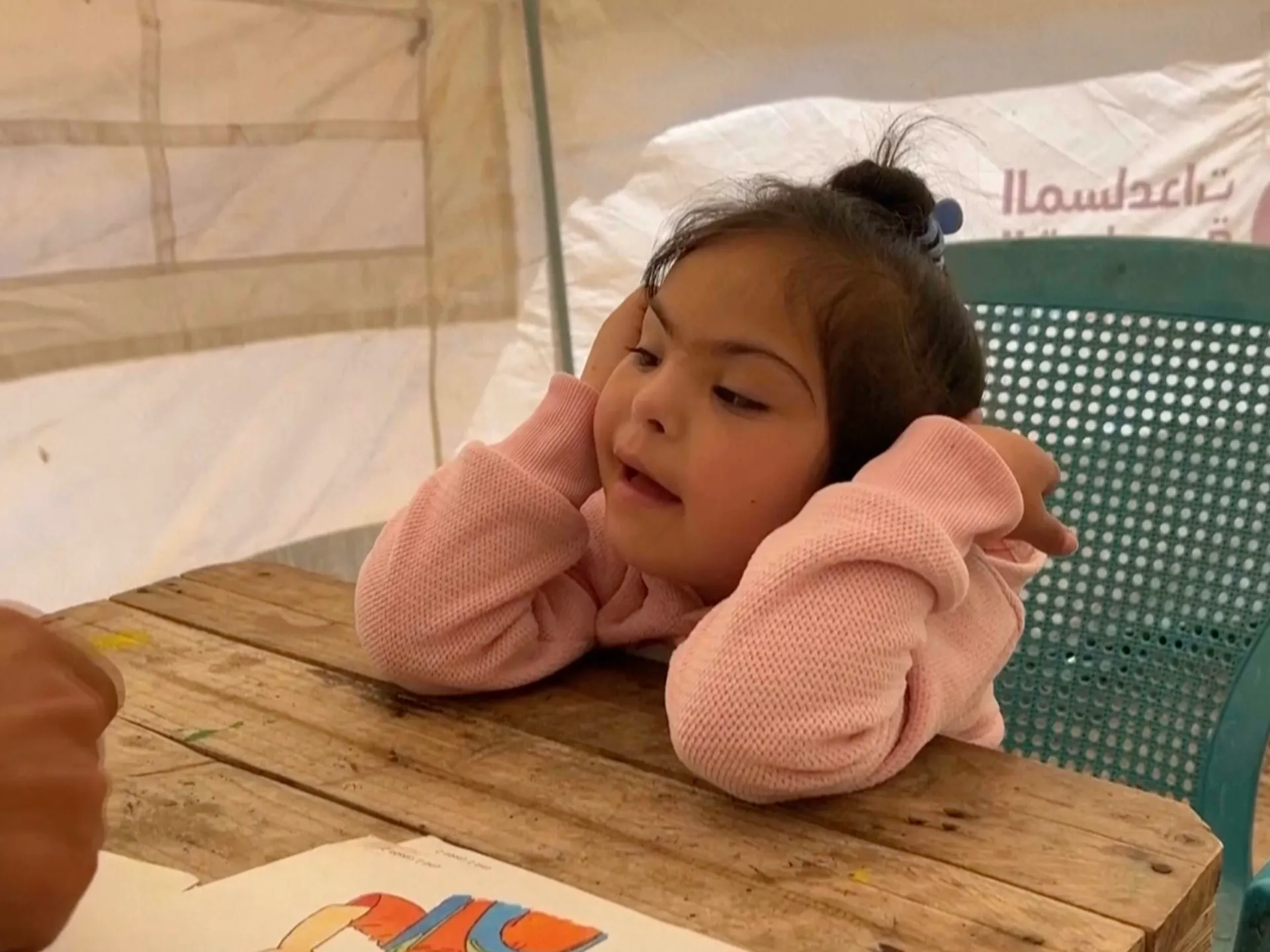 Children with Down syndrome struggle with devastation of war in Gaza