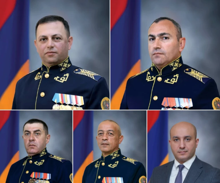 Մայիսի 28–ի առթիվ մի շարք զինվորականների գեներալ–մայորի կոչում է շնորհվել
