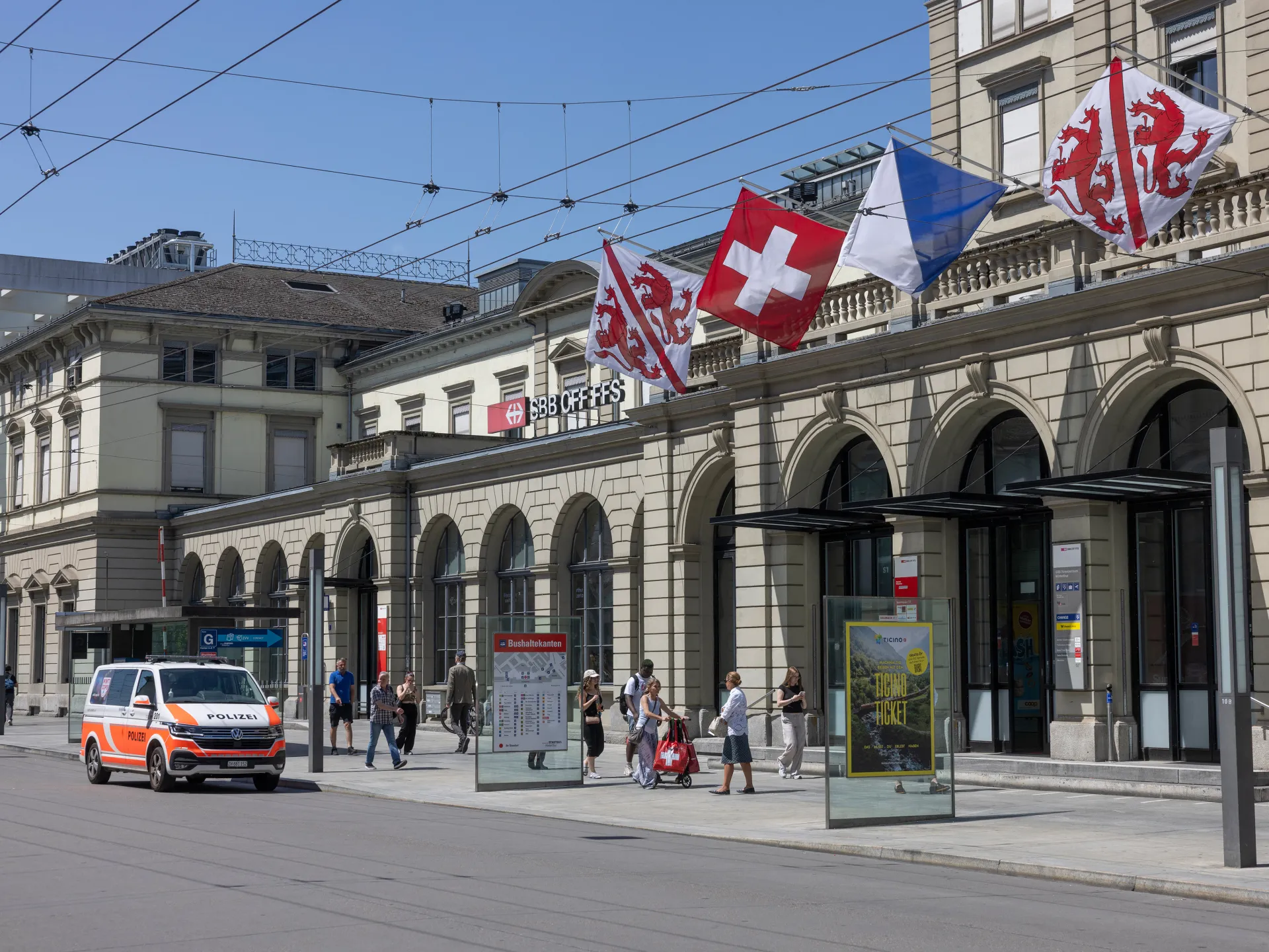 Three wounded in Swiss train station stabbing labelled ‘act of terror’