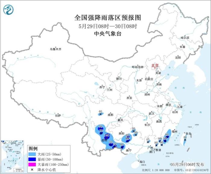 云黔桂等地有较强降水 西北部分地区有沙尘天气