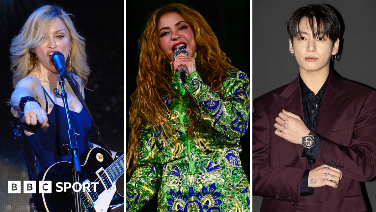 Madonna, Shakira & BTS to headline World Cup show