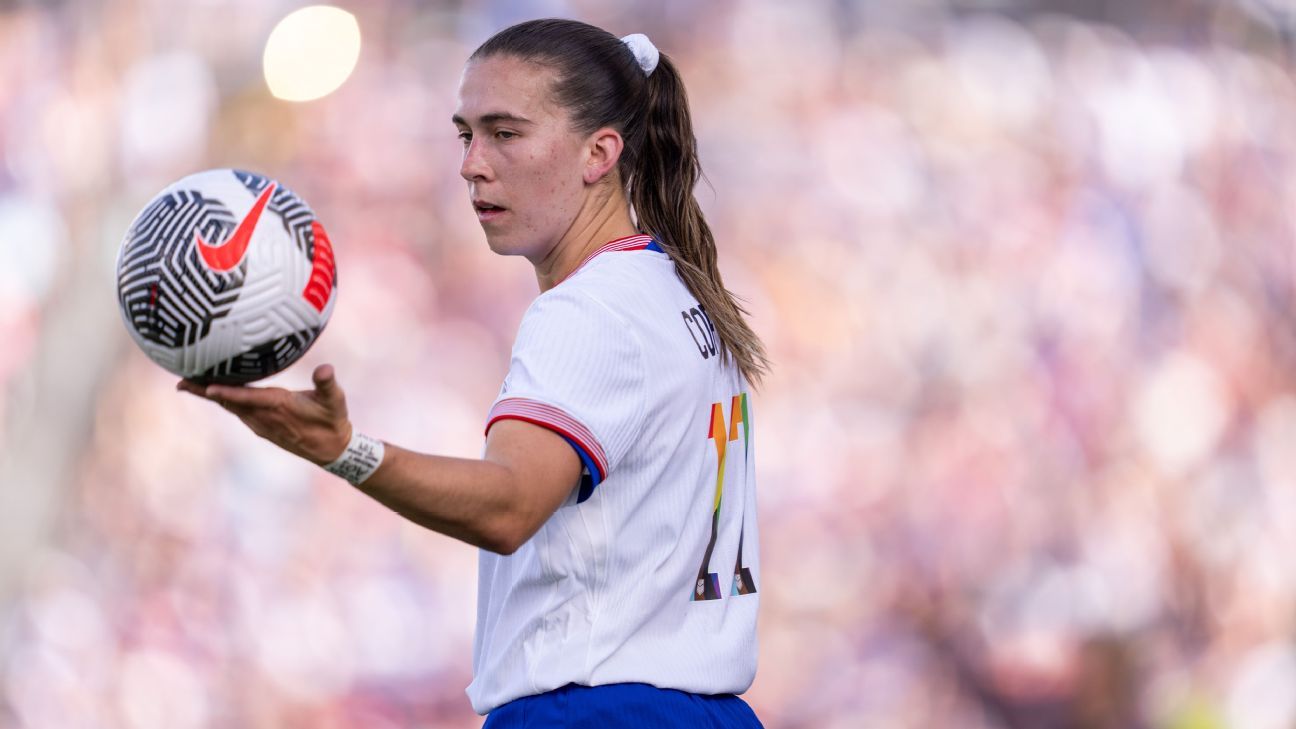 USWNT's Coffey starts rehab after knee surgery