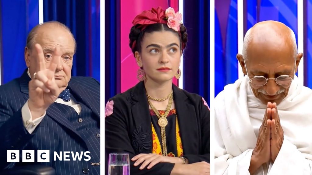 Watch: AI versions of Churchill, Kahlo and Gandhi on Question Time