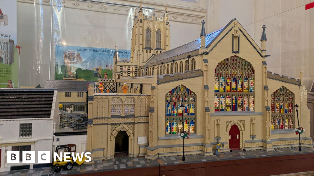 Lego cathedral model completed after 10-year build