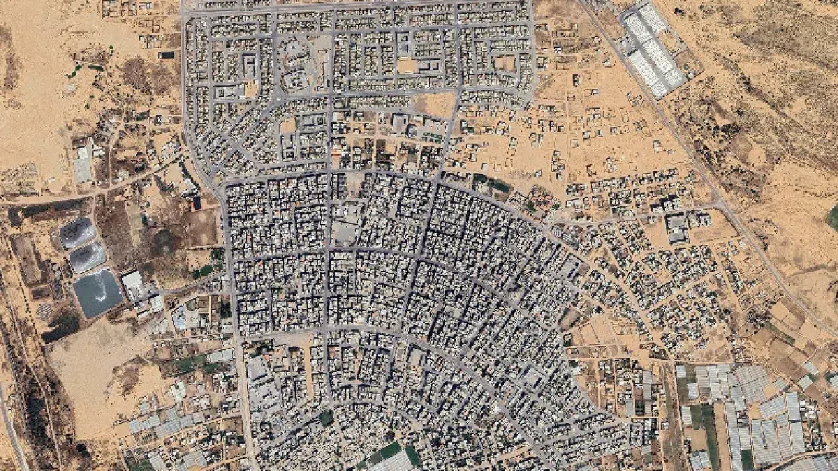 Satellite imagery shows erasure of southern Gaza as Israel expands control