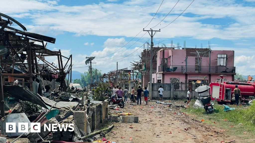 Blast kills dozens in rebel-held village in Myanmar