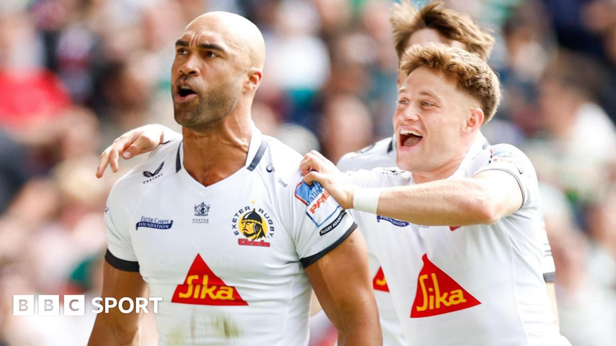 Exeter stun Leicester to set up Prem play-off drama