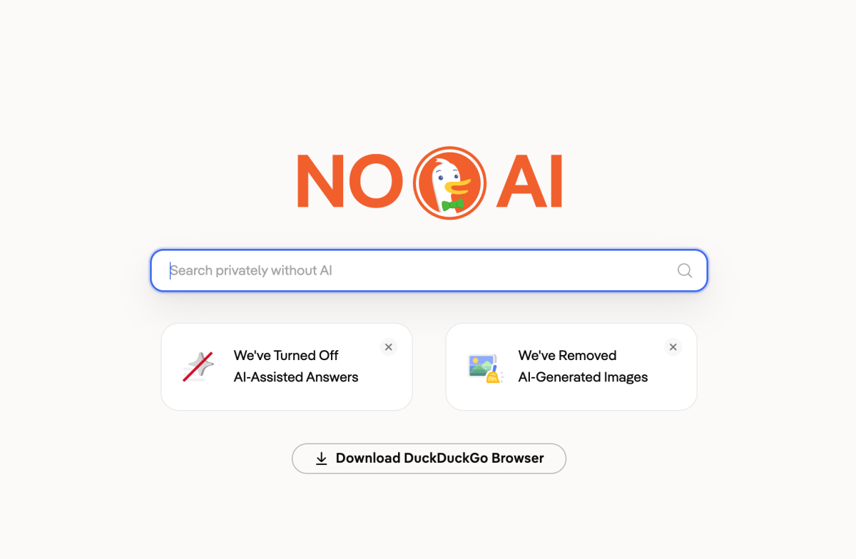 DuckDuckGo makes its ‘no-AI’ search engine easier to access as its traffic booms