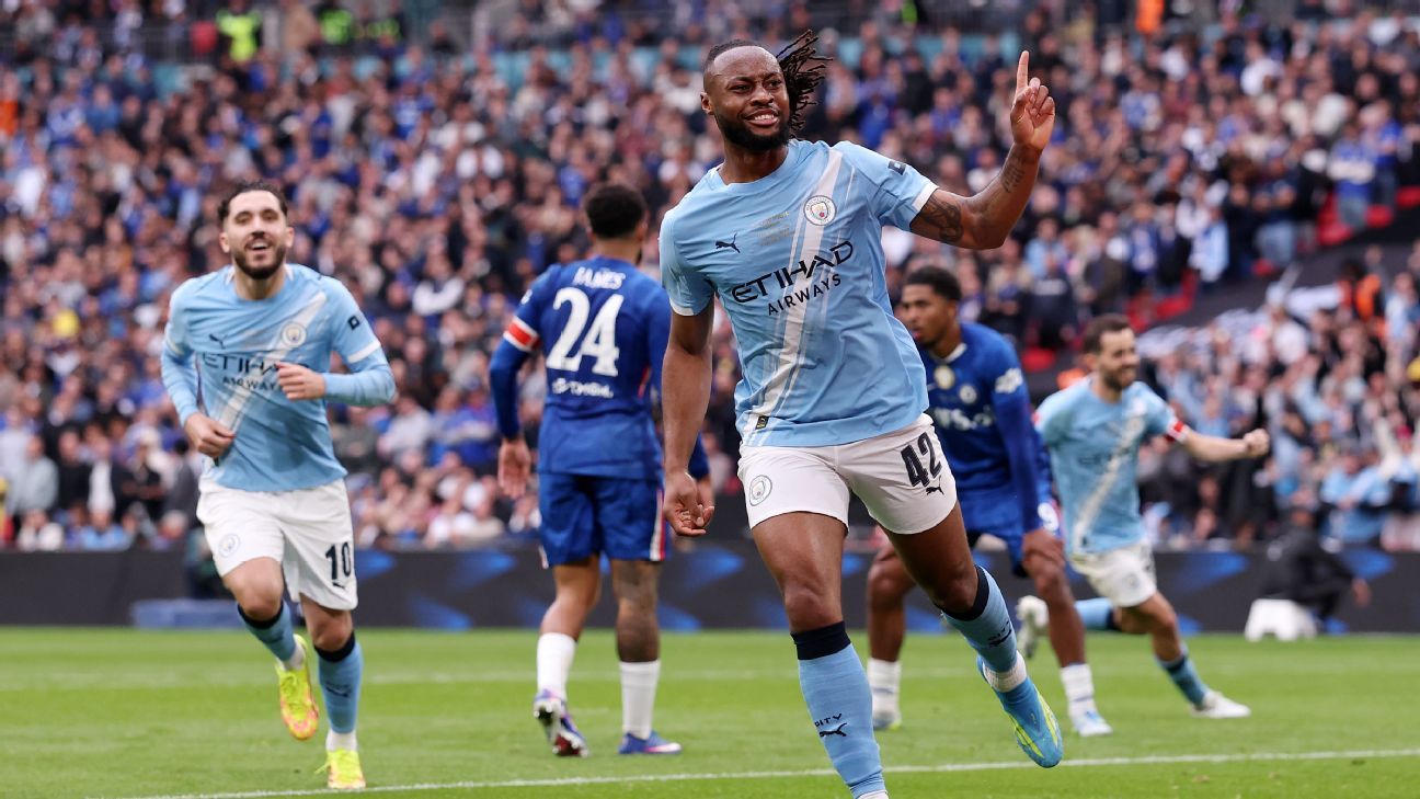 Semenyo's stunner seals FA Cup for Man City; Chels...