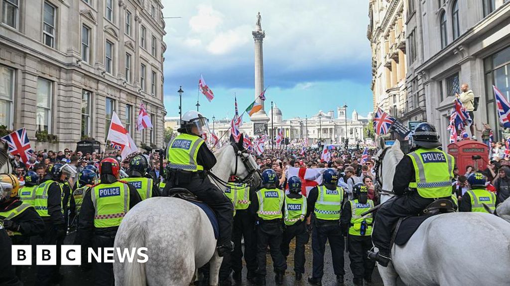 How rival protesters were kept apart by £4.5m police operation