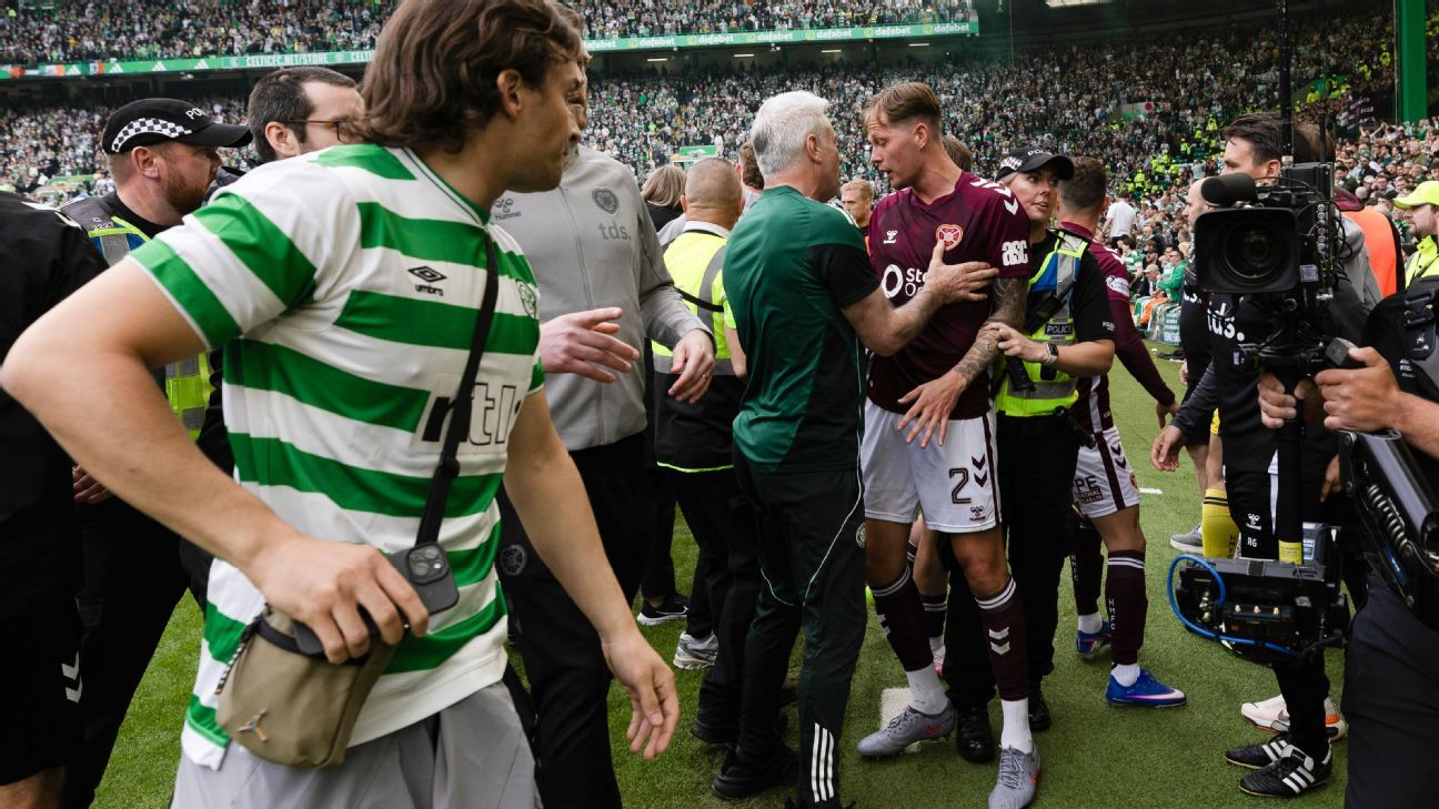 Hearts probing FT scenes after fleeing Celtic Park...