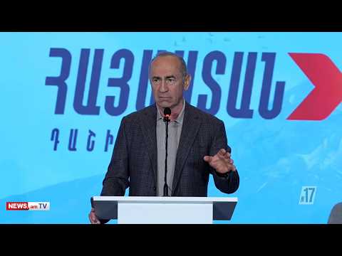 «Մենք այլեւս գժեր պետք է պետական ղեկին չունենանք». Ռոբերտ Քոչարյանը Չարենցավանում