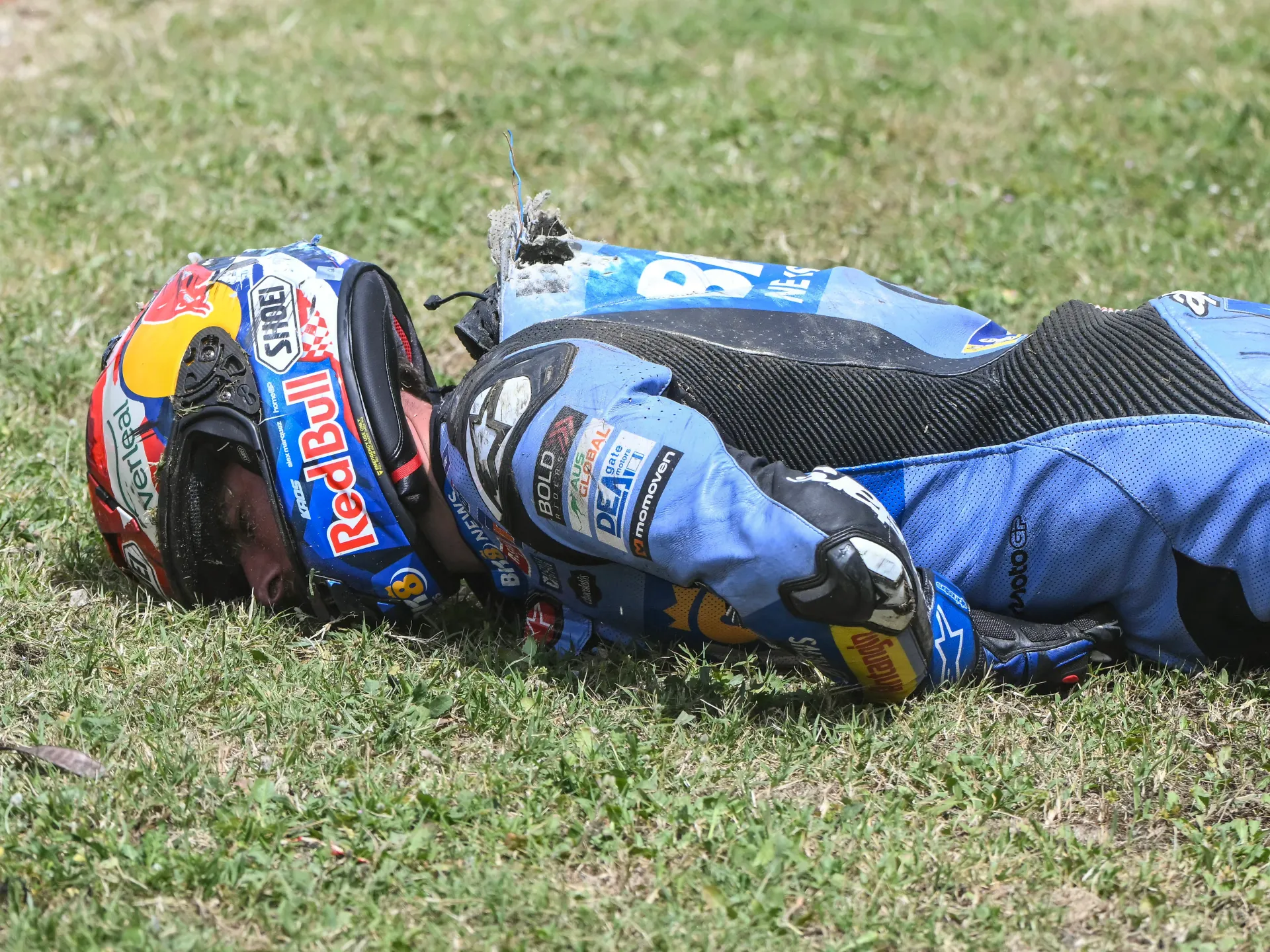 Fabio Di Giannantonio wins shortened Catalan MotoGP after Marquez crash