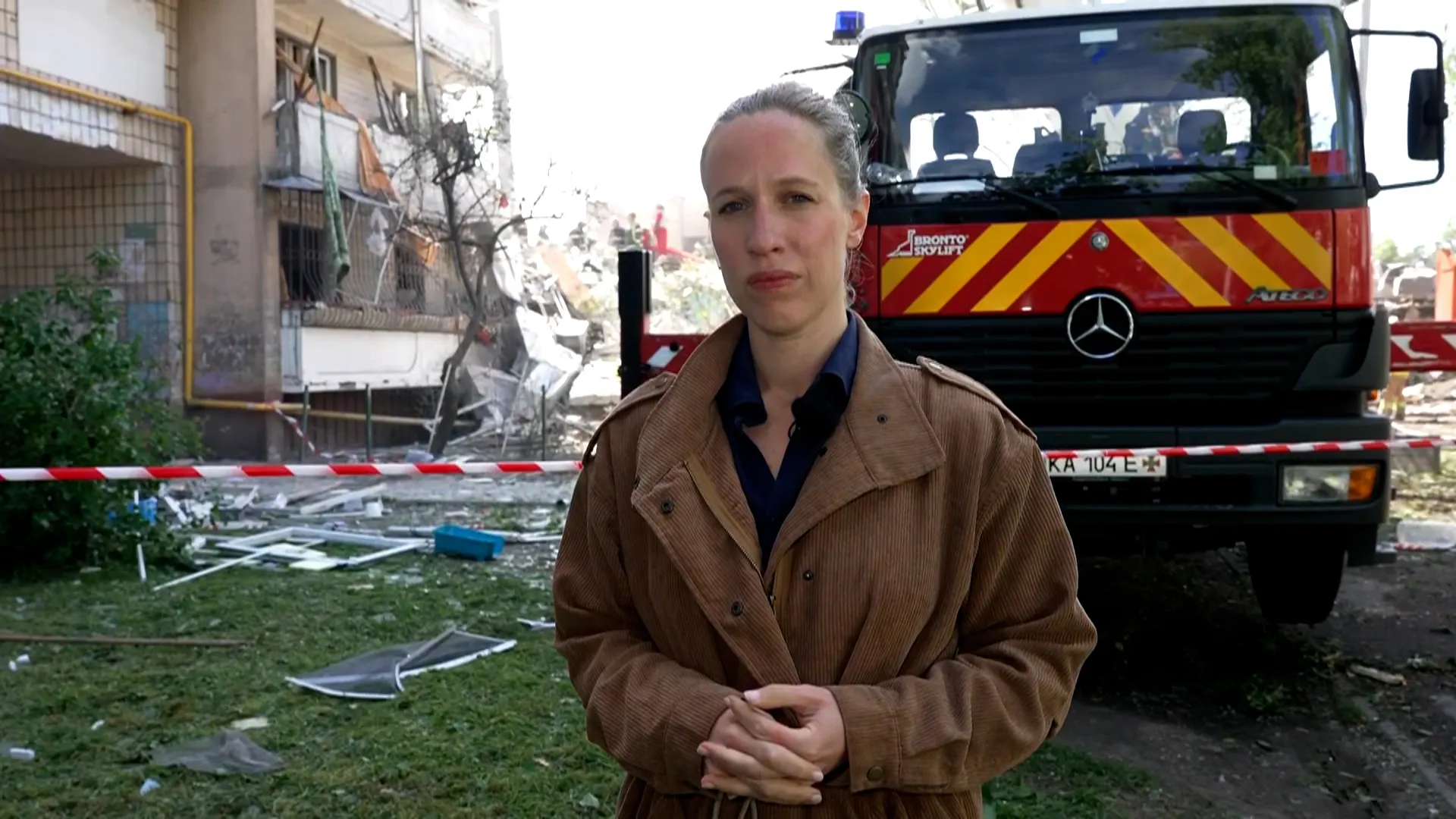 Russian drone attack hits Kyiv apartment block during ceasefire