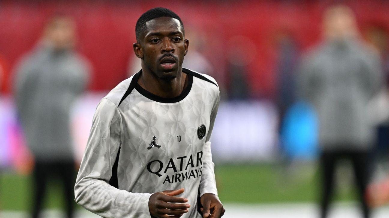 PSG's Dembélé gets calf treated ahead of final