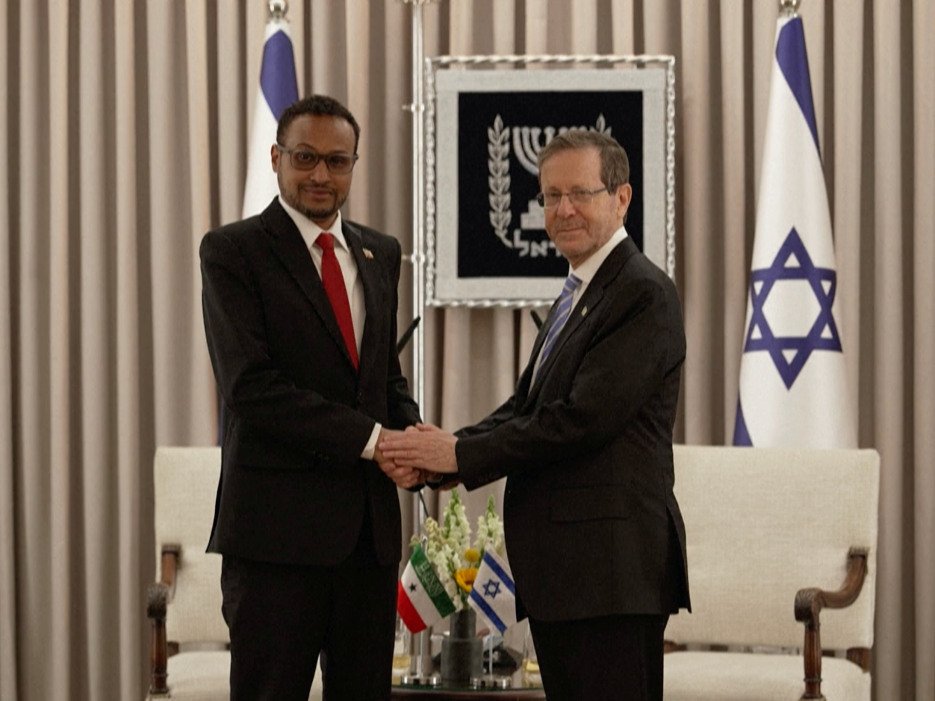 First Somaliland ambassador to Israel presents his credentials