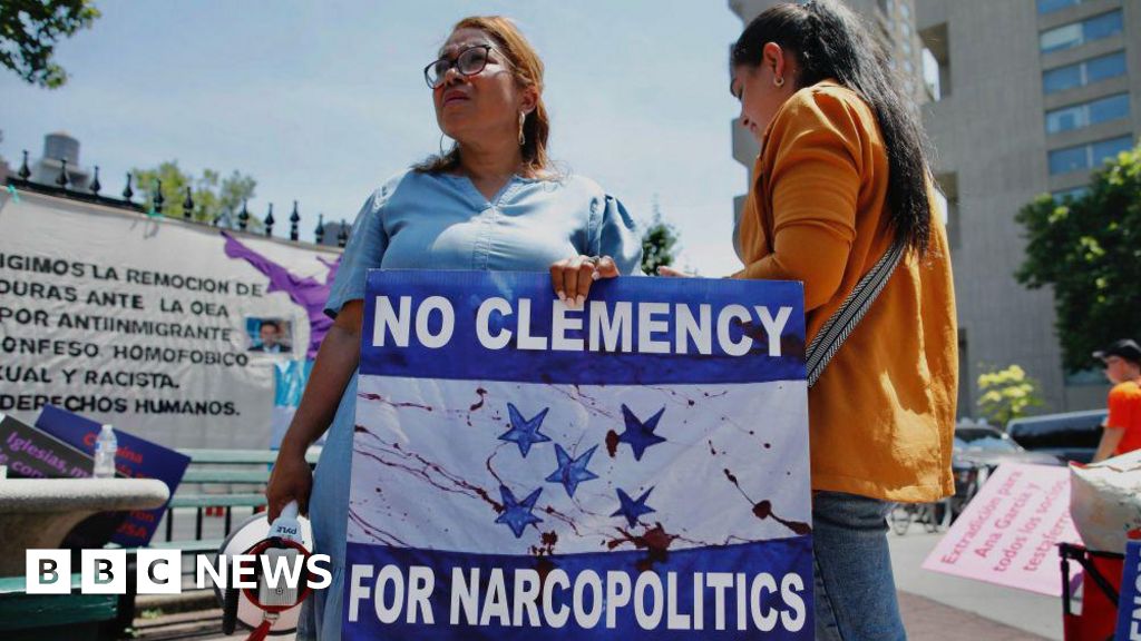 Honduran ex-president controversially pardoned by Trump speaks to BBC