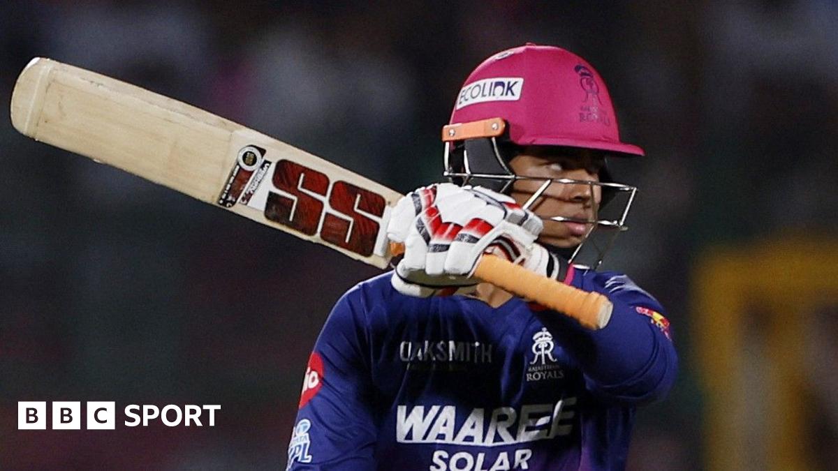 Sooryavanshi, 15, hits 93 as Royals boost play-off chances