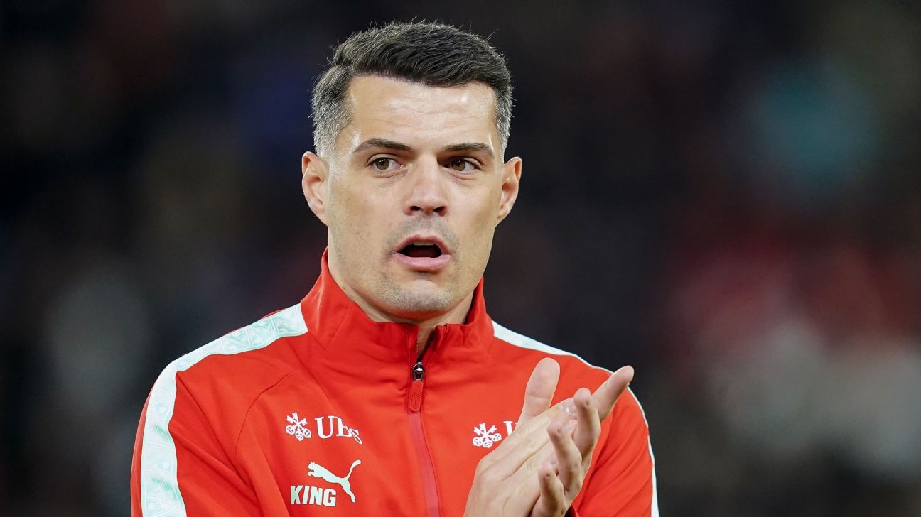 Xhaka to captain Switzerland as Amdouni included