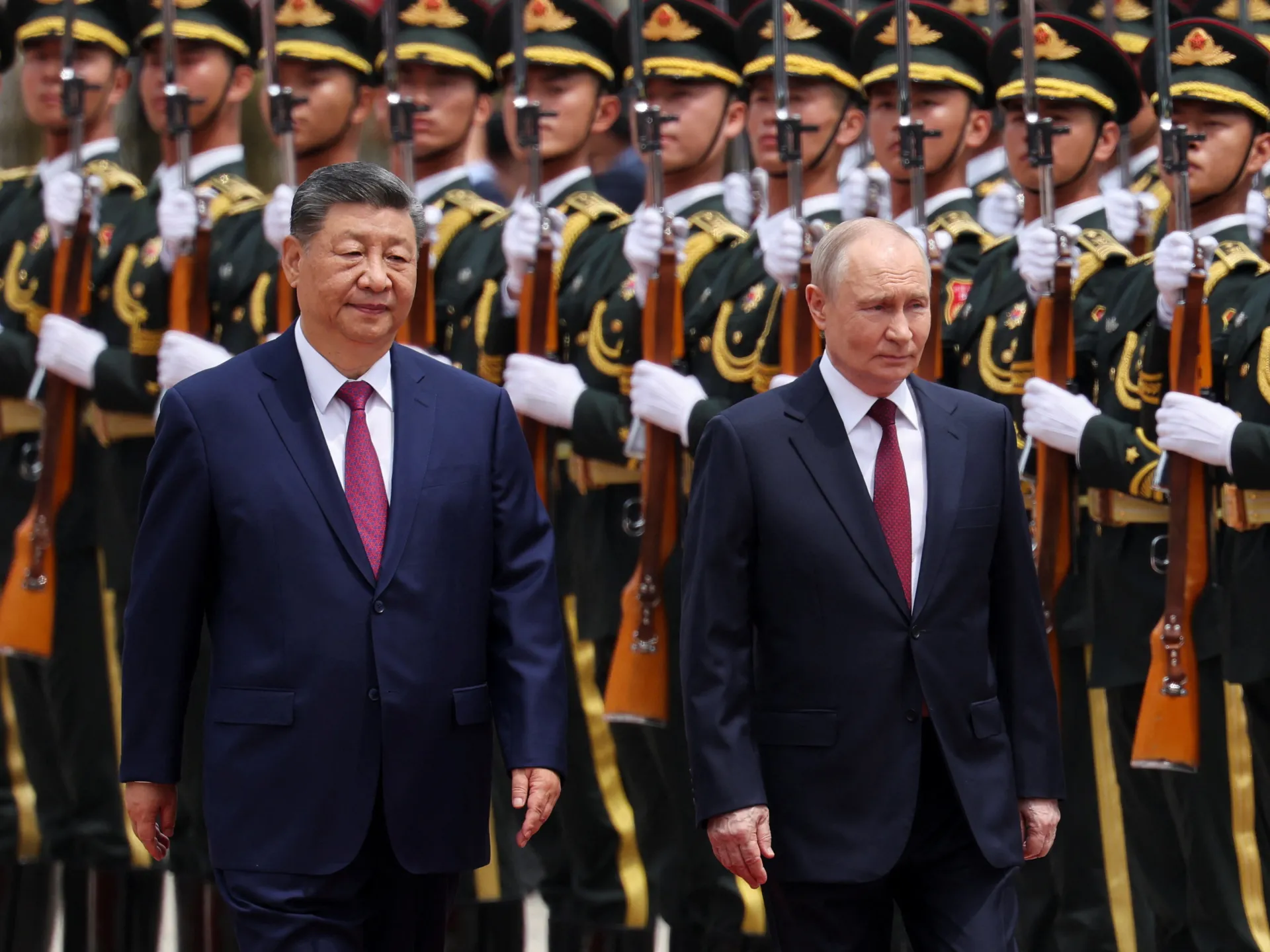 China’s Xi Jinping and Russian President Vladimir Putin meet in Beijing