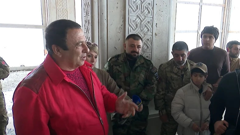 Царукян поднялся на вершину Атиса вместе с участниками 44-дневной войны