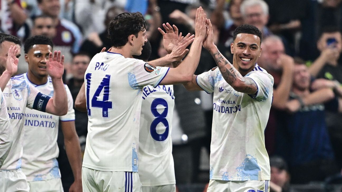 Villa win Europa League for 1st trophy in 30 years...
