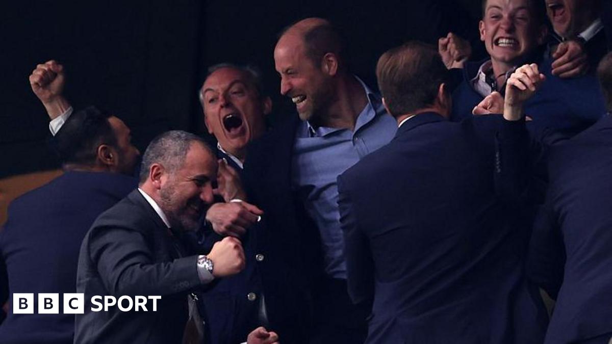 Prince William celebrates 'amazing night' as Villa fans party