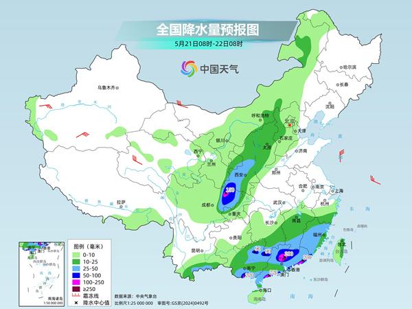 两轮降雨过程将接连影响我国 北方气温偏低华南高温来袭
